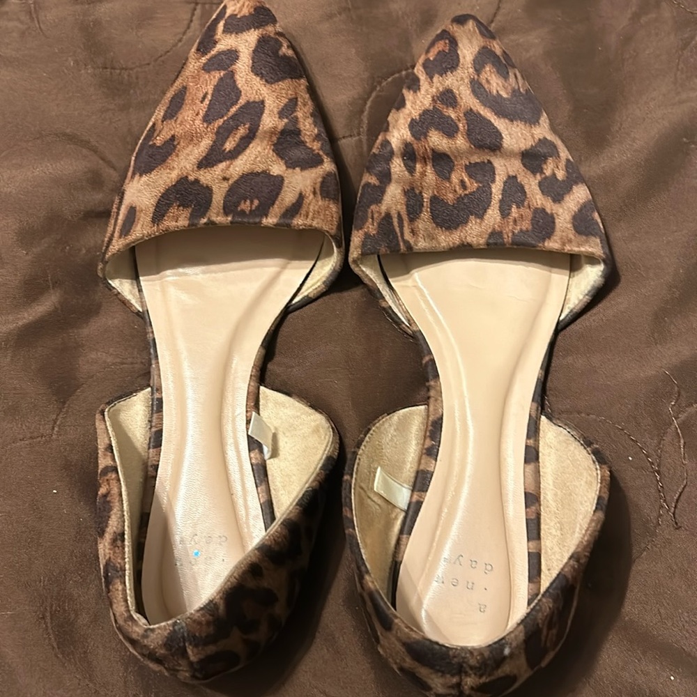 Leopard Print Flats